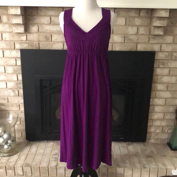 Liz Lange for Target Dresses & Skirts - Liz Lange Maternity Purple Pleated V-Neck Sundress size Small
